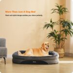 HMTOPE Orthopädisches Hundebett 106x79cm – Komfort-Hundesofa für grosse Hunde – Bild 8