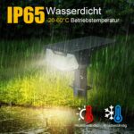 SUNNMO Solarstrahler 32 LED mit 3 Helligkeitsstufen – IP65 Gartenbeleuchtung, 2er Set – Bild 5