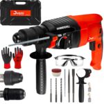 Delphi Bohrhammer SDS Plus 2600W – 4in1 Multifunktionswerkzeug mit Zubehörset & Koffer