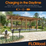 FLOWood Solar Fackeln 6er Set, 53 cm – Flammeneffekt Gartenleuchten IP65 wasserdicht – Bild 4