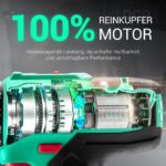 DCA 20V Akku-Schlagbohrschrauber 40 Nm – Profi-Bohrmaschine mit 22500 Schlägen/min – Bild 6