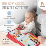 SpielLieb® Montessori Quiet Book ab 1 Jahr – Filz Activity Board mit Fahrzeugen – Bild 3