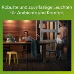 Philips Creek Wandleuchte 60 W mit Bewegungsmelder – Wetterfeste Aussenleuchte IP44 – Bild 5