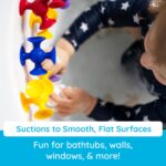 Fat Brain Toys Squigz Starter Set 22-teilig – Saugspielzeug für kreatives Bauen ab 3 Jahren – Bild 6