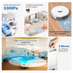 Tapo RV30 Max Plus Saugroboter mit Wischfunktion – 5300Pa Saugkraft & Absaugstation – Bild 6