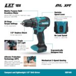 Makita DDF490Z 18V Li-Ion LXT Bürstenloser Bohrschrauber – Kompakt & Präzise – Bild 3