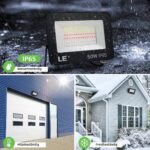 Lepro 50W LED Strahler RGB mit Fernbedienung, 2er Set – IP65 Aussenstrahler mit Memory-Funktion – Bild 4