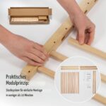 Reer Türgitter & Treppenschutzgitter 63-103,5 cm – Sicheres Baukasten-System aus Natur-Holz – Bild 6