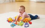 VTech Baby Giraffenkissen – Weiches Spielkissen mit Klavier & Musik für 0-24 Monate – Bild 2