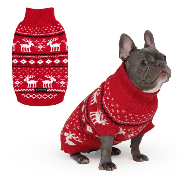 Spark Paws Strickpullover für Hunde – Wärmender Winterpullover in 7 Grössen