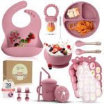 o'doe 15-teiliges Baby Entwöhnungsset mit Saugnapf – Silikon-Fütterungsset für 6–12 Monate