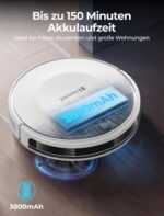 Vozascly E2 Staubsauger-Roboter mit Kartierung – 10000 Pa Saugkraft für Tierhaare – Bild 5