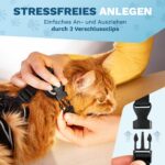 Pets Perfect Katzengeschirr Set Grösse S mit Leine – Ausbruchsicher & verstellbar – Bild 3