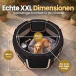 all Pets United Welpenauslauf 125x125cm Pop-Up Laufstall – Sicheres Gehege für Welpen & Kitten – Bild 5