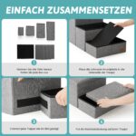 COZY KISS Hundetreppe 43x97x56cm mit Stauraum – Faltbare Haustiertreppe für kleine Hunde – Bild 9
