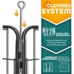 TRESKO® Welpenlaufstall 80 cm – 8-teilig faltbar mit Tür & Erdankern für Hunde & Kleintiere – Bild 4