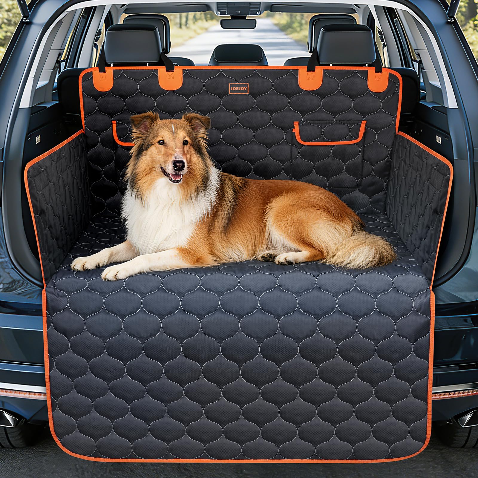 JOEJOY Kofferraumschutz Hund 185x105 cm – Wasserdichte Hundedecke mit Seitenschutz für SUV & Kombi