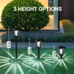 Solpex 6er Set LED Solarleuchten für Garten – Warmweiss Wegbeleuchtung mit automatischer Steuerung – Bild 6