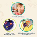B. toys LucKeys Spielzeug-Autoschlüssel mit Licht & Sound – Interaktives Babyspielzeug ab 10 Monaten – Bild 5