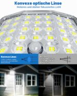 Giliwosy 3600mAh Solarlampe mit Fernbedienung – 136 LED, 210° Bewegungsmelder für Aussenbereich – Bild 2