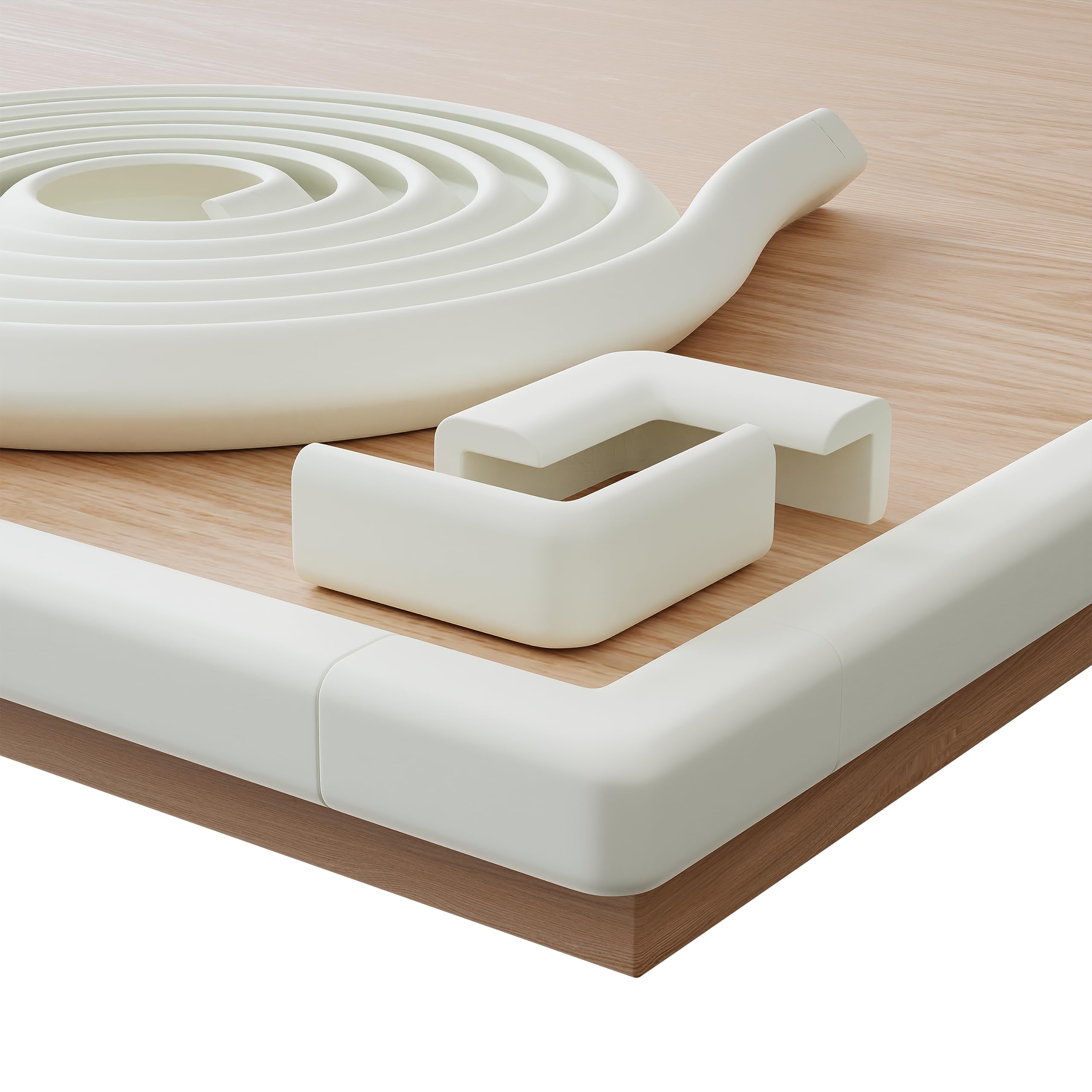 SafeMate Kantenschutz Baby 6m + 10x Eckenschutz – Selbstklebend für Tisch & Möbel