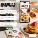 RANJI Pancake Maker 800 W – Elektrische Maschine für 14 Mini Pancakes mit Antihaftbeschichtung – Bild 7