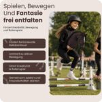 GALOPP FREUDE Hobby Horse Braunschecke A3 – Steckenpferd mit Trense & abnehmbarem Stab – Bild 4