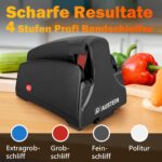 AUSTEIN® TG2002 Elektrischer Bandmesserschärfer – Konvexer Profi-Schliff mit 4 Körnungen – Bild 2