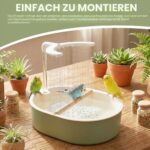 BAODBF Automatische Vogeldusche mit USB Kreislaufsystem – Vogelbad für Wellensittiche & Papageien – Bild 5