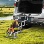 VEVOR 4-stufige Hundetreppe bis 68 kg – Einstiegshilfe für Auto, SUV & Möbel – Bild 9
