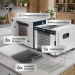 G21 Breezer UV Dörrgerät Edelstahl – 6 Ebenen, 650W, bis 75°C für Obst & Gemüse – Bild 9