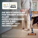 Shark PowerDetect Speed Akku-Staubsauger – Intelligente Reinigung bis 60 Min. | Salbeigrau – Bild 2