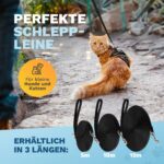 Pets Perfect Schleppleine 15m – Trainingsleine für kleine Hunde & Katzen, ultraleicht & robust – Bild 2