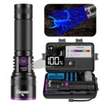 Shadowhawk 365nm UV Taschenlampe 30W – Professionelle Schwarzlichtlampe mit LCD-Display