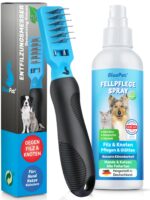 BluePet Entfilzungsspray & Entfilzungskamm – Professionelle Fellpflege für Hunde & Katzen