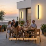Ketom 60cm LED Wandlampe IP65 Wasserdicht – Moderne Aussenleuchte Warmweiß für Innen & Aussen – Bild 7