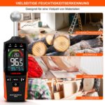 LASELION MS04 Feuchtigkeitsmessgerät mit Kugelsensor – Zerstörungsfreie Messung für Wände & Holz – Bild 6
