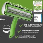 DOGGYBOO® Selbstreinigender Tierhaarentferner – Wiederverwendbare Fusselrolle für Möbel & Auto – Bild 2