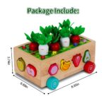 KMTJT Montessori Holzspielzeug 7-in-1 – Lernspiel für Kinder ab 2 Jahren – Bild 3