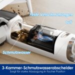Tineco Floor One Stretch S6 Nass-Trockensauger – 180° Flachdesign mit 40min Laufzeit – Bild 9