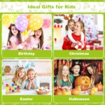 GiddyGlow Montessori Holzspielzeug 2-5 Jahre – 8-in-1 Lernset mit Stapel-, Fädel- & Sortierspiel – Bild 7