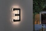 Paulmann LED Solar Hausnummer 3 – IP44 Warmweiss mit wechselbarem Akku – Bild 5