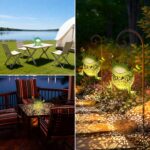 Geemoo Frosch-Solarlaterne für Außen – IP44 Wasserdicht mit Lichtprojektion & Grillenlaut – Bild 2