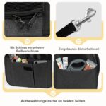Aystkniet Haustier-Rucksack 34x29x43 cm – Katzen- & Hunderucksack mit Panoramafenster – Bild 7