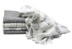 Clevere Kids Mulltücher 5er-Pack 70x80 cm – Oeko-TEX zertifiziert für Babys