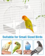 BUCATSTATE Vogelbadehaus 3-in-1 – Hängende Badewanne & Trinktasse für Vogelkäfige – Bild 6