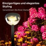 Linkind Solar Wegeleuchten 4er-Set – 3000K Warmweiss Gartenbeleuchtung mit 3 Modi – Bild 7
