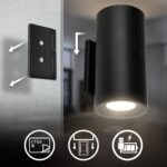 BRILONER Sticklights LED Wandleuchte – Akku Leseleuchte dimmbar ohne Bohren – Bild 5