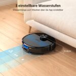 Lubluelu SL60D Saugroboter mit Wischfunktion – 4500Pa Lasernavigation für Tierhaare & Teppiche – Bild 4