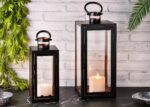 2er Set LED Laterne Marra aus Edelstahl & Glas – Moderne Gartenbeleuchtung 39 cm – Bild 7
